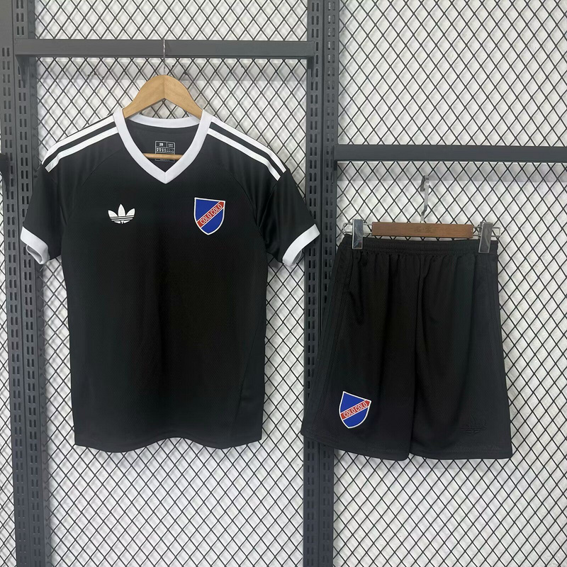 Kids-Colo Colo 100th Centenary Black Soccer Jersey